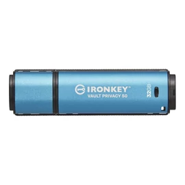 Kingston 32GB IronKey Vault Privacy 50 USB3.2 Blue pendrive