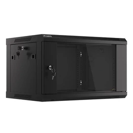 Lanberg 19" 6U Falra szerelhető Rackszekrény Black