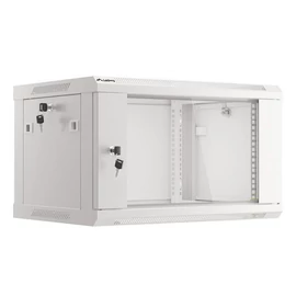 Lanberg 19" 6U Falra szerelhető Rackszekrény Silver