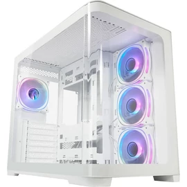 LC Power Gaming 8001W Tempered Glass Pro-Storm Light gépház