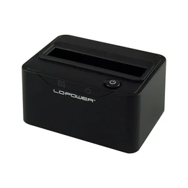 LC Power LC-DOCK-25-C HDD docking station Black mobilrack / beépítő keret