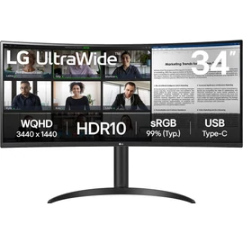 LG 34" 34WR55QK-B LED monitor