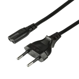 Logilink CP145 Power cord Euro male to IEC C7 female 3m Black kábel