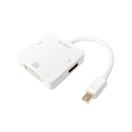Logilink 4K Mini DisplayPort to HDMI/DVI/DisplayPort Converter White speciális átalakító