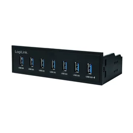 Logilink UA0342 USB3.0 7-port Hub including 1 Charging port Black usb hub