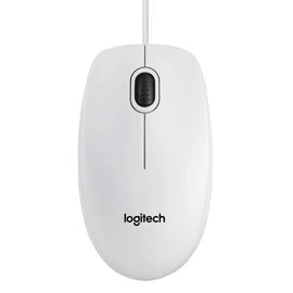 Logitech B100 Optical USB Mouse White egér
