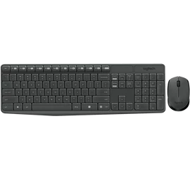 Logitech MK235 Wireless Combo billentyűzet + egér Black HU