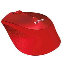Logitech M330 Silent Plus Wireless mouse Red egér