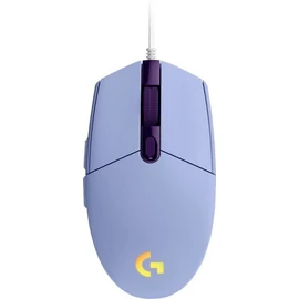Logitech G102 LightSync Gamer mouse Purple egér