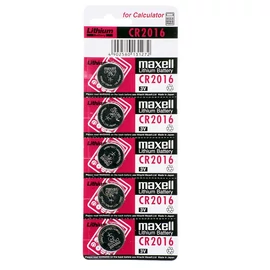 Maxell CR2016 Lítium Gombelem 5db/csomag