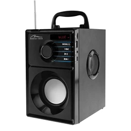 Media-Tech MT3179 Boombox Silver Bluetooth Speaker Black hangszóró