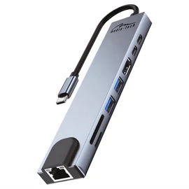 Media-Tech 8 in 1 GIGA LAN HUB MT5046 Docking Station