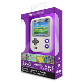 MY ARCADE Gamer Mini Classic Hordozható Gray/Purple konzol