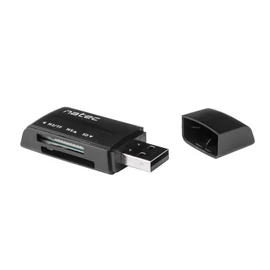 natec Ant 3 USB2.0 Card Reader Black kártyaolvasó