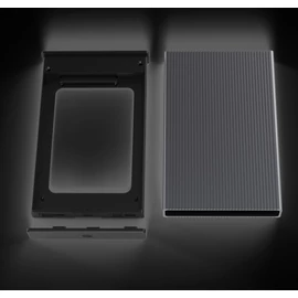 nBase EH-25ASU3G 2.5" External USB3.0 Gray mobilrack / beépítő keret