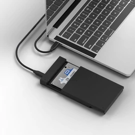nBase EH-25PSU2B 2,5” External SATA USB2.0 Black mobilrack / beépítő keret
