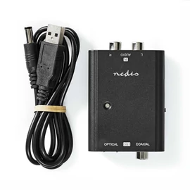 Nedis Analóg digitális audio konverter Black speciális átalakító