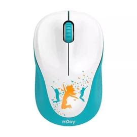 Njoy MSWL-W110-CM01B Wireless Mouse White/Blue egér