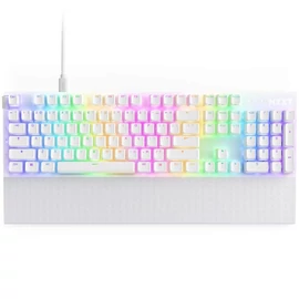 NZXT Function 2 Gaming Keyboard Matte White UK billentyűzet