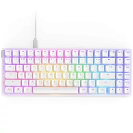 NZXT Function 2 MiniTKL Gaming Keyboard Matte White UK billentyűzet
