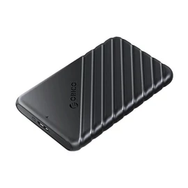 Orico 25PW1-U3-BK-EP USB3.0 HDD/SSD Enclosure Black mobilrack / beépítő keret