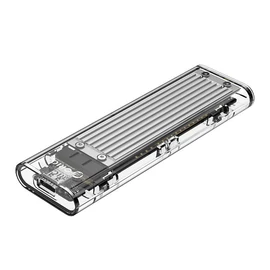 Orico TCM2-C3-SV-BP USB3.1 Type-C M.2 NVME Enclosure Transparent mobilrack / beépítő keret