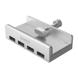 Orico Aluminum Alloy 4 Port USB3.0 Clip-type HUB Silver usb hub