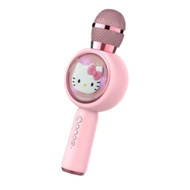 OTL Technologies HK1210 Hello Kitty PopSing LED Karaoke Microphone Pinlk mikrofon