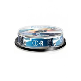 Philips CD-R 80 52x 10db/henger (10-es címke) cd lemez