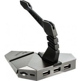 Platinet Omega Varr Mouse Bungee 3in1 Combo USB2.0 Hub and microSD reader Silver egér