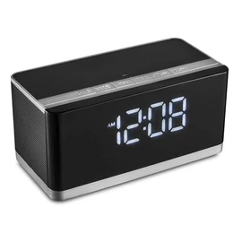 Platinet PMGC10A Bluetooth Speaker + Clock Black hangszóró