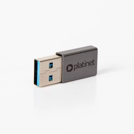 Platinet USB-A to USB-C Gen 1 Media Adapter Grey speciális átalakító