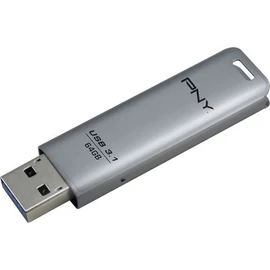 PNY 64GB Elite Steel Flash Drive USB3.1 Silver pendrive