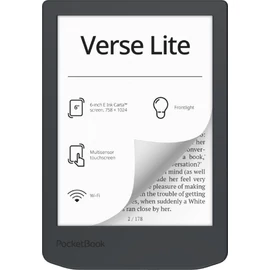 PocketBook Verse Lite 6" E-book olvasó 8GB Midnight Grey