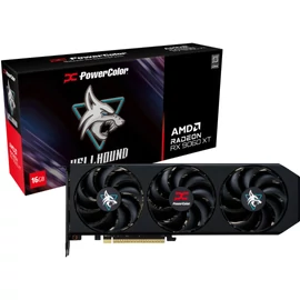 PowerColor RX9060 XT 16GB DDR6 Hellhound videókártya