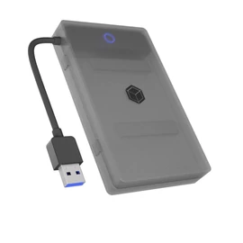 Raidsonic IcyBox IB-AC603B-U3 2,5" USB3.0 Enclosure Black mobilrack / beépítő keret