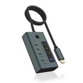 Raidsonic IcyBox IB-HUB1454-C31 4-Port hub with USB 3.2 Gen 2 Type-C interface usb hub