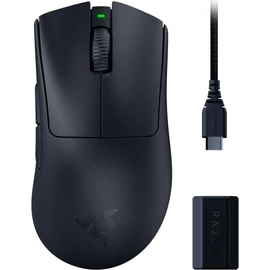 Razer DeathAdder V3 Pro + HyperPolling Wireless Dongle Bundle Black egér