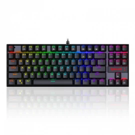 Redragon Kumara RGB Backlight Mechanical Gaming Keyboard Brown Switches Black HU billentyűzet