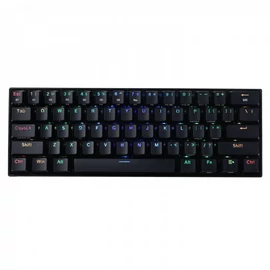Redragon Draconic Compact RGB Wireless Blue Mechanical Tenkeyless Designed Bluetooth Gaming Keyboard Black HU billentyűzet
