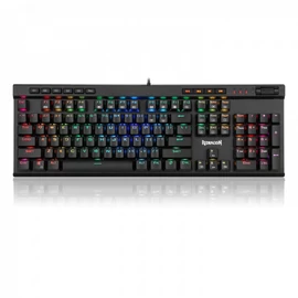 Redragon Vata RGB Mechanical Gaming Keyboard Blue Switches Black HU billentyűzet