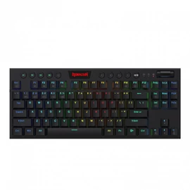 Redragon Horus TKL, wired&2.4G&BT mechanical Keyboard, RGB, brown switch Black HU billentyűzet