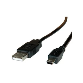 Roline USB-A 2.0 - mini 5 PIN 3m kábel
