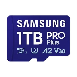 Samsung 1TB microSDXC Pro Plus Class10 U3 A2 V30 + Kártyaolvasó memóriakártya