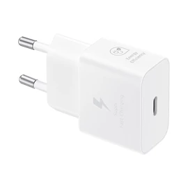 Samsung 25W PD Power Adapter with USB-C cable White töltő