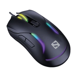 Sandberg LightFlow 6D Gamer mouse Black egér