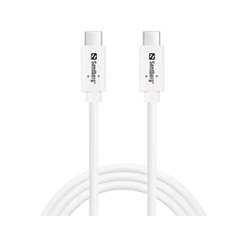 Sandberg USB-C 100W Cable 1m White kábel