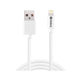 Sandberg USB>Lightning MFI 1m White kábel