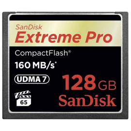 Sandisk 128GB Compact Flash Extreme Pro memóriakártya