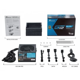 Seasonic 750W 80+ Gold G12 GM tápegység